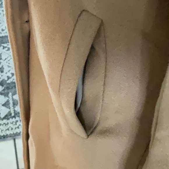 NWT Double Button Private Label Camel Coat - Picture 9 of 10